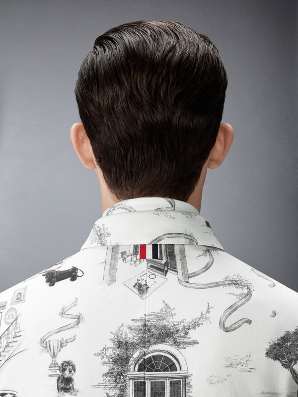 CANVAS HECTOR TOILE CUTAWAY JACKET - image 5