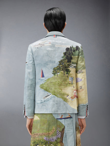 NANTUCKET SCENIC UNCONSTRUCTED SPORTCOAT SEASONAL MULTI