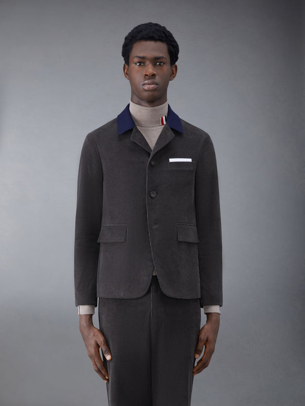Corduroy Button up Cutaway Jacket - featured image