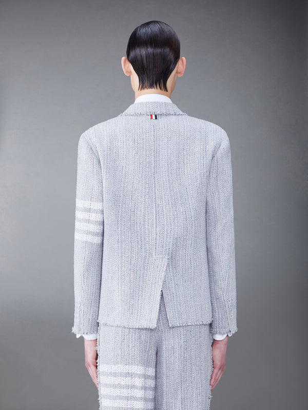TWEED FRAY 4-BAR SACK JACKET - image 2