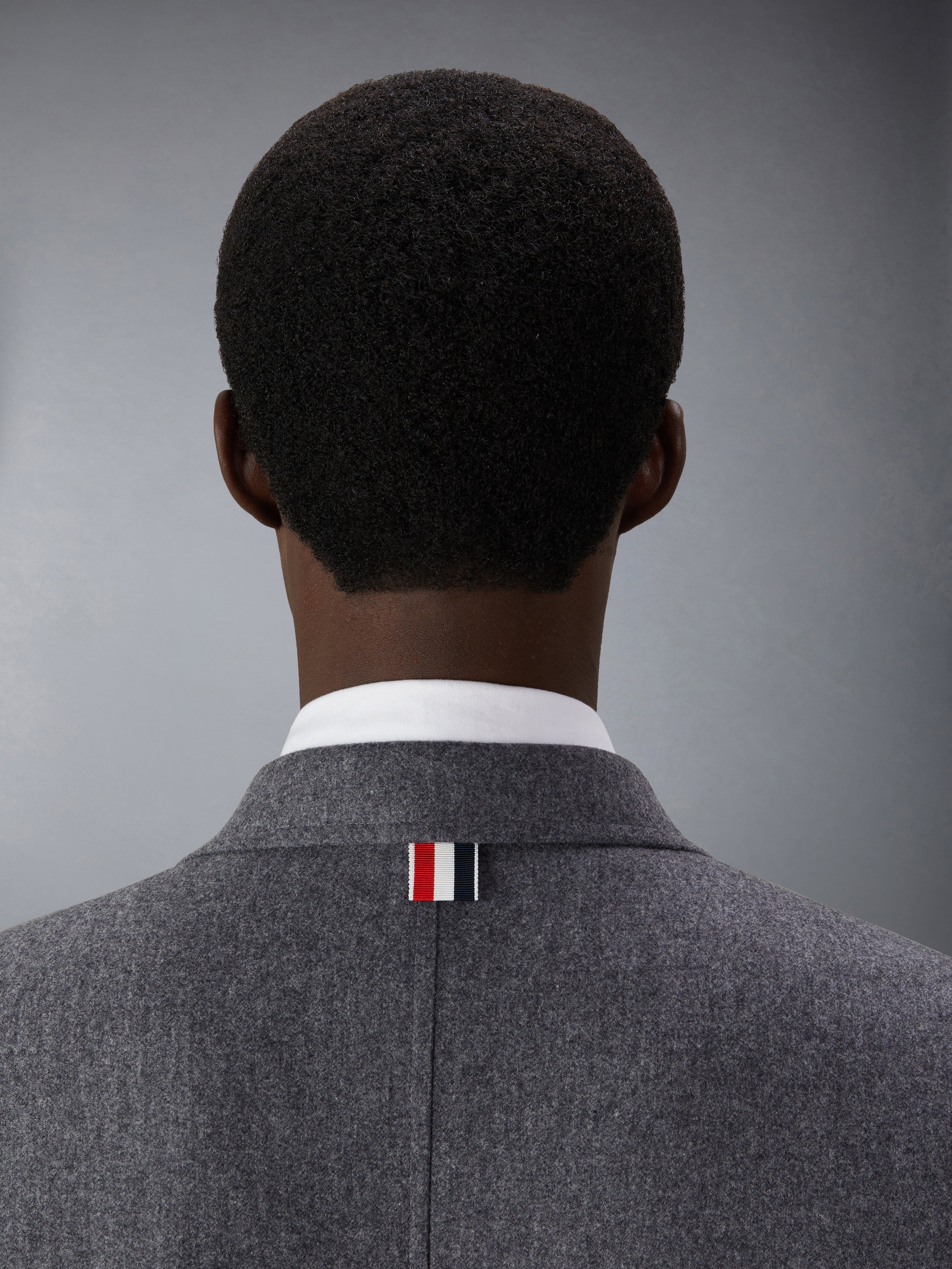Flannel 4 Bar Unstructured Sport Coat | Thom Browne