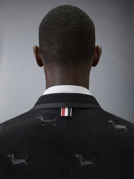 CORDUROY UNSTRUCTURED HECTOR SPORT COAT BLACK