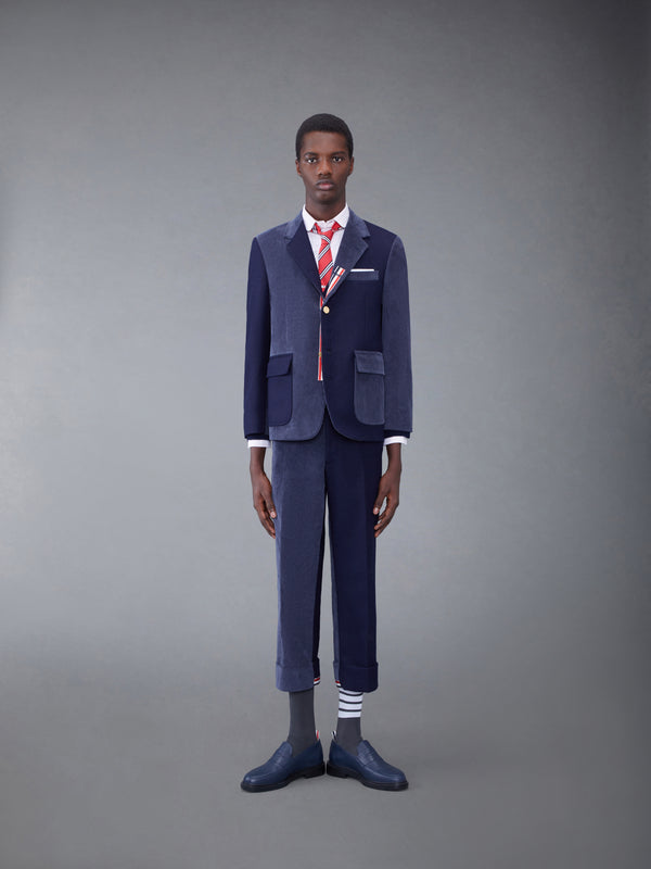 ファンミックス シェットランド ストライプ ストレートフィット スポーツコート - image 3