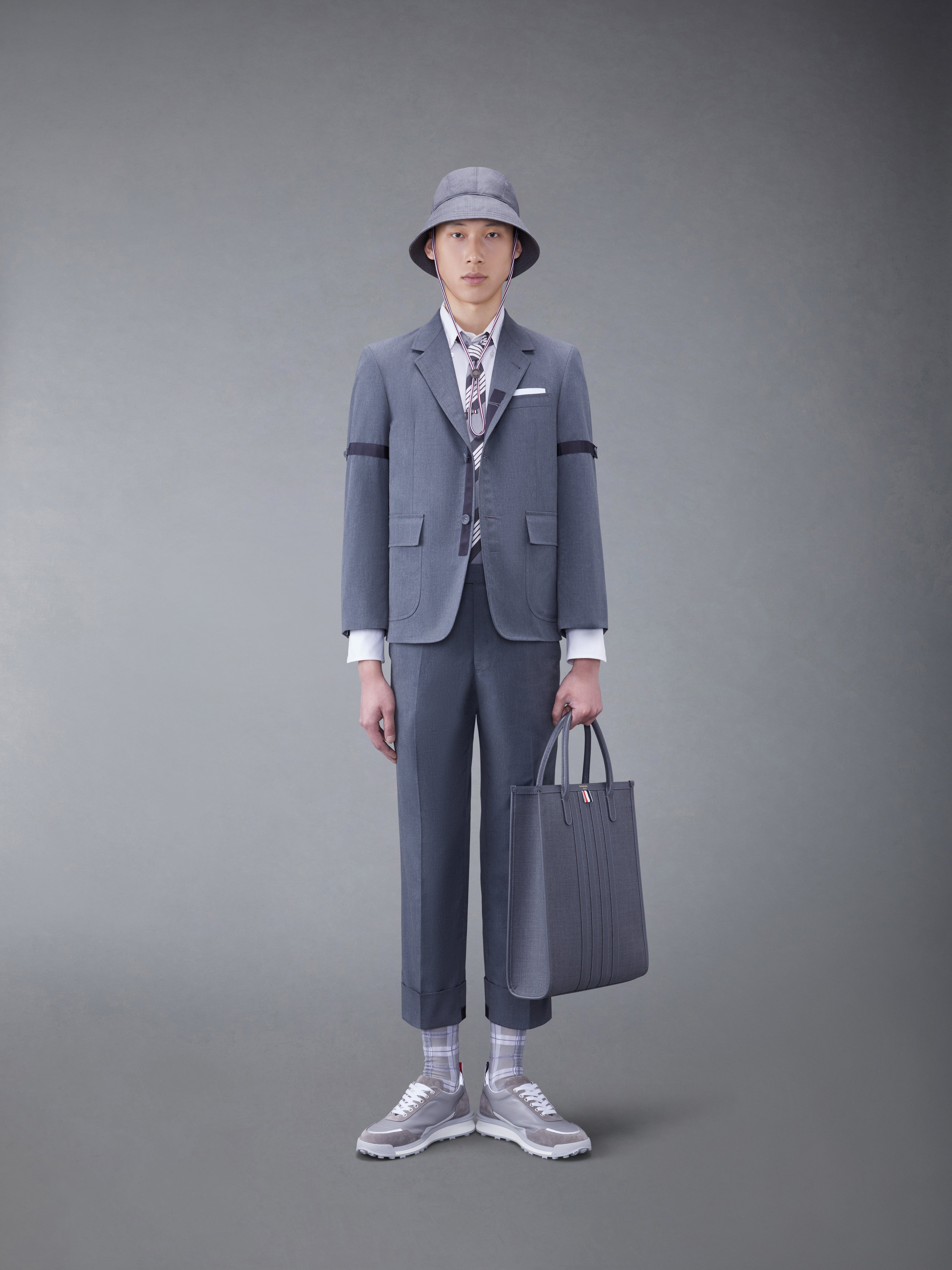 Typewriter Cloth Armband Sport Coat | Thom Browne