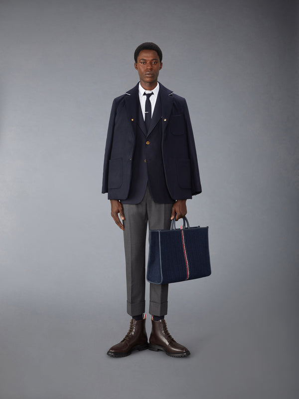CRISPY WOOL UNSTRUCTURED SACK SPORT COAT - image 4