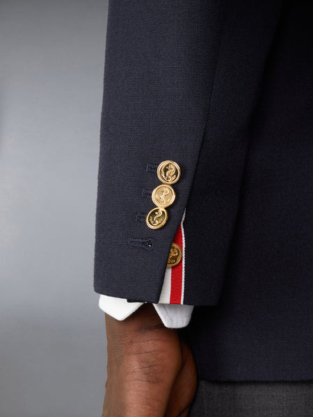 CRISPY WOOL UNSTRUCTURED SACK SPORT COAT NAVY