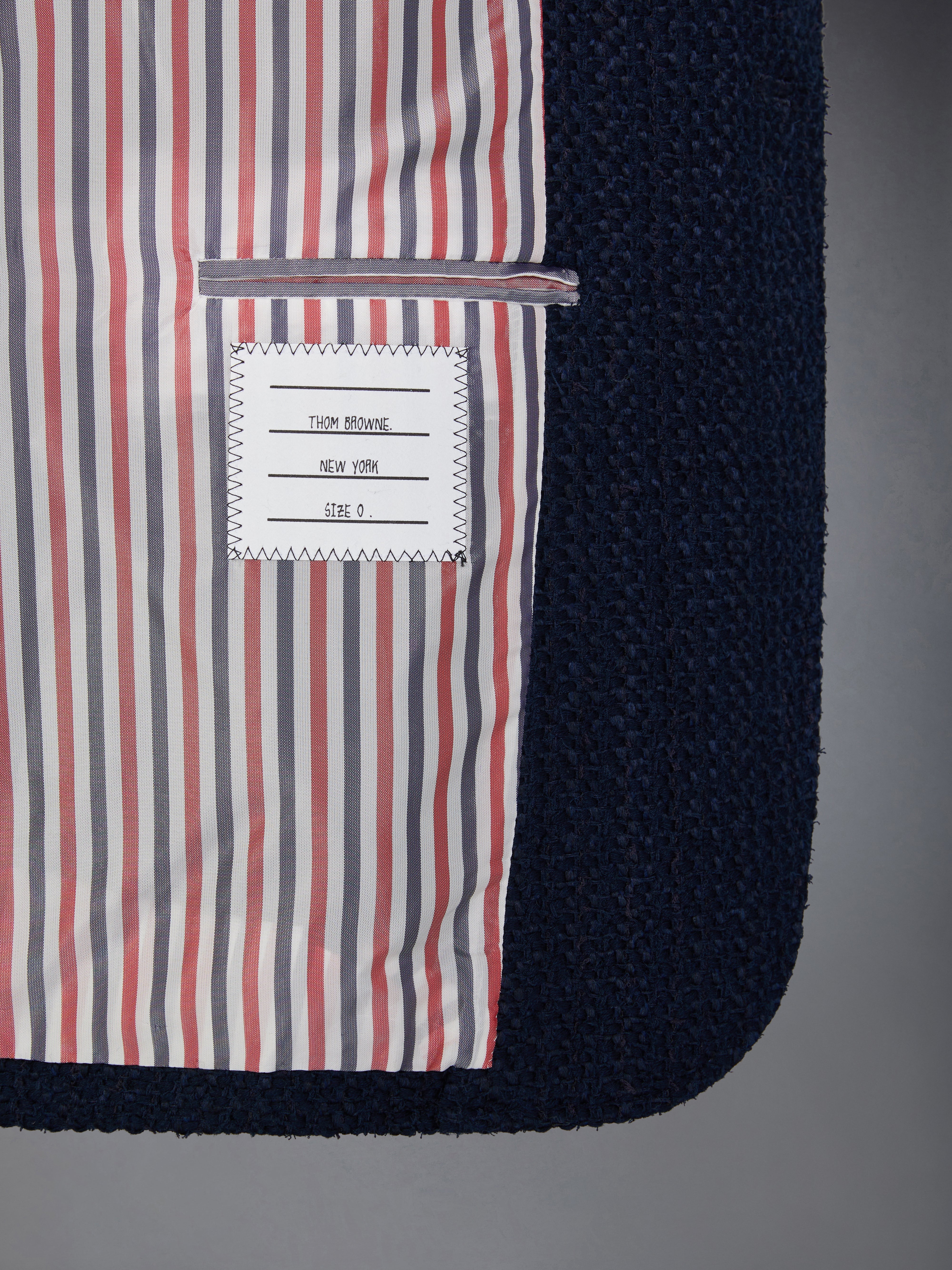 Tweed Unstructured Sack Sport Coat | Thom Browne