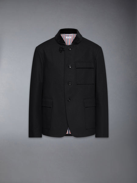 COTTON CANVAS FISHERMAN SHAWL SPORTCOAT