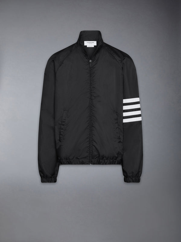 SHINY RIPSTOP RAGLAN 4-BAR TRACK JACKET - featured image