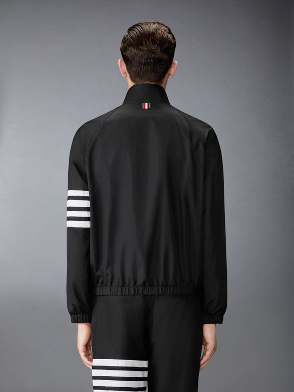 SHINY RIPSTOP RAGLAN 4-BAR TRACK JACKET - image 2