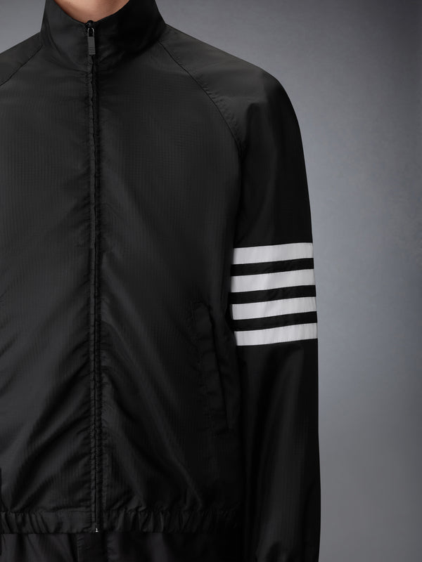 SHINY RIPSTOP RAGLAN 4-BAR TRACK JACKET - image 5