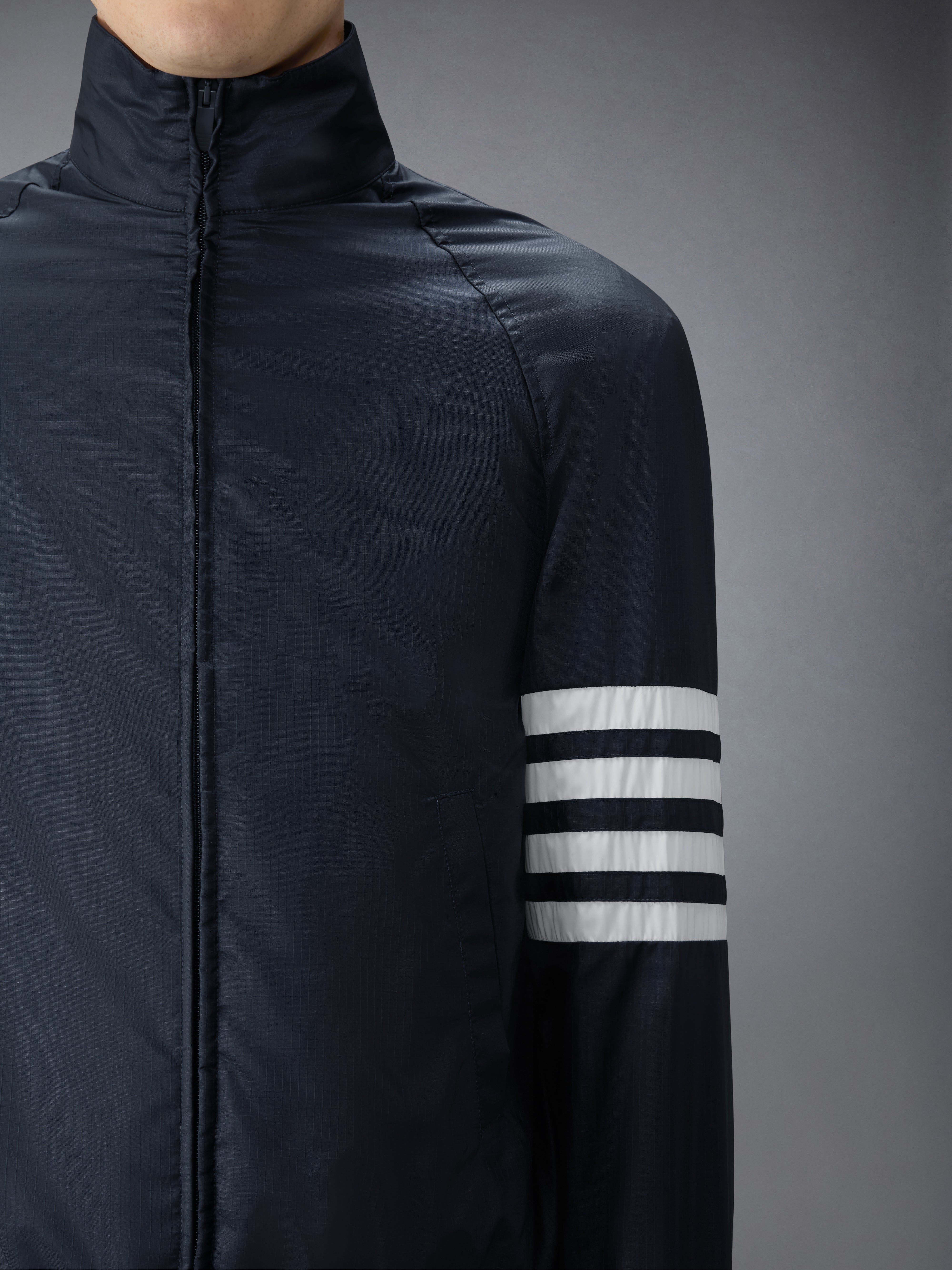 Shiny Ripstop Raglan 4-Bar Track Jacket | Thom Browne