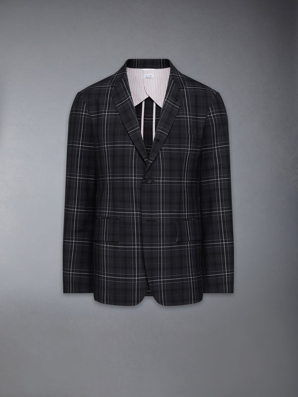WINDOWPANE PLAID COOL WOOL UNCONSTRUCTED SPORTCOAT - featured image