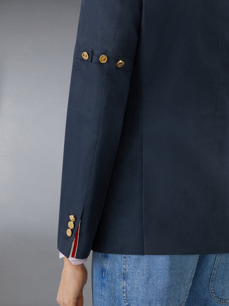 UNIVERSITY STRIPE UNCONSTRUCTED SPORTCOAT NAVY