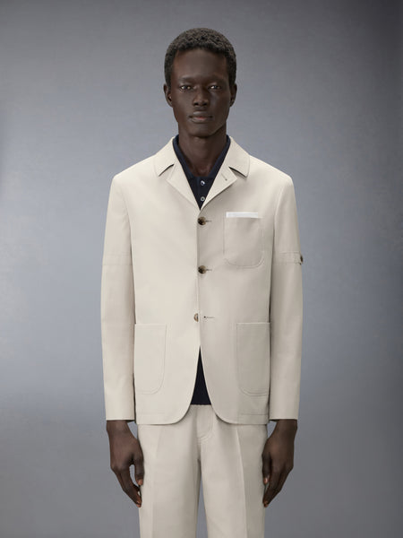 UNCONSTRUCTED PATCH POCKET SPORTCOAT BEIGE