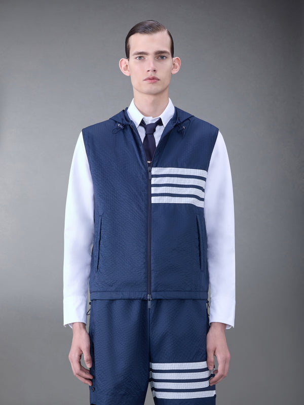 ULTRALIGHT RIPSTOP 4-BAR HOODED VEST - featured image