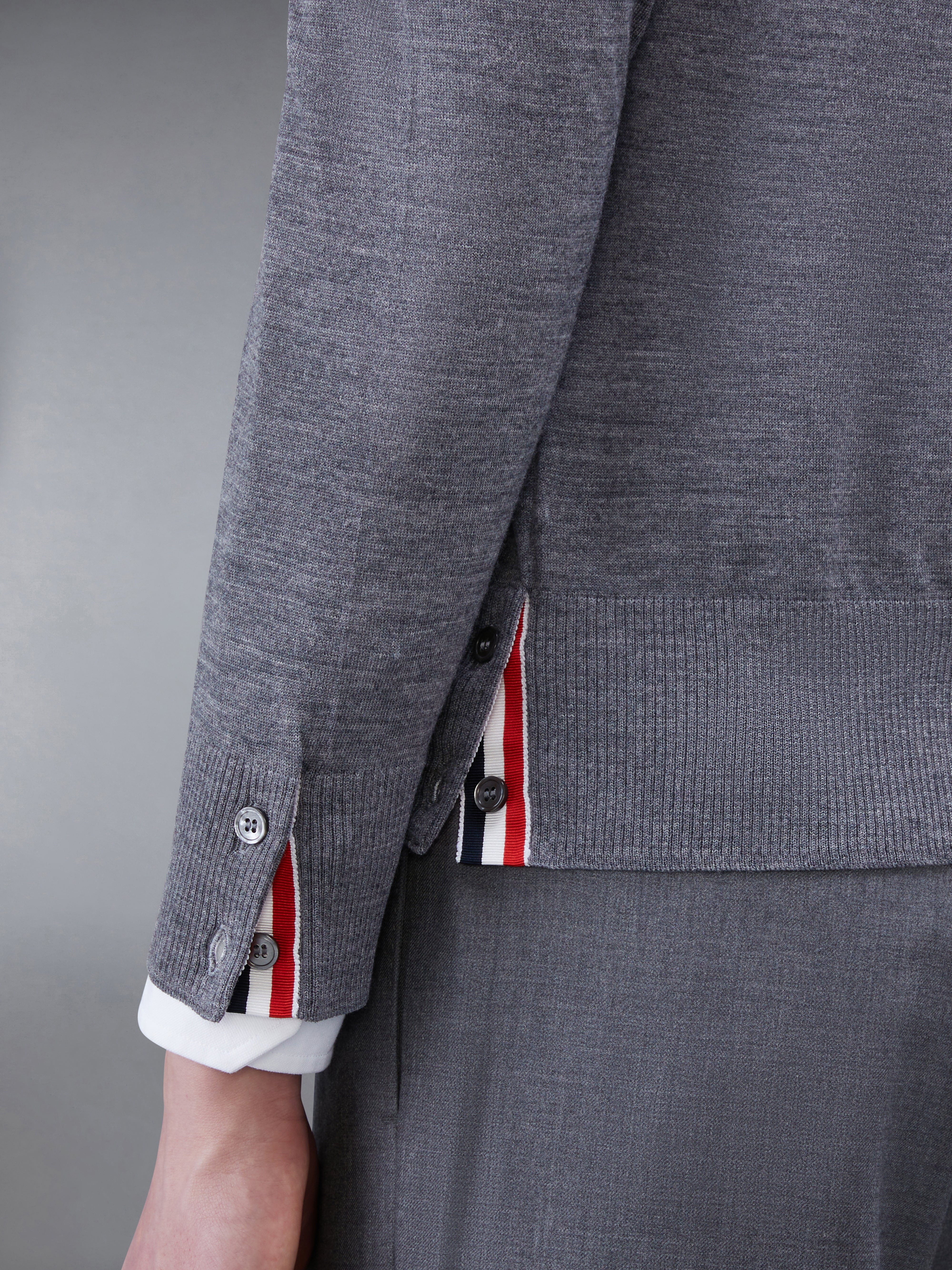 Wool 4 Bar Pullover | Thom Browne