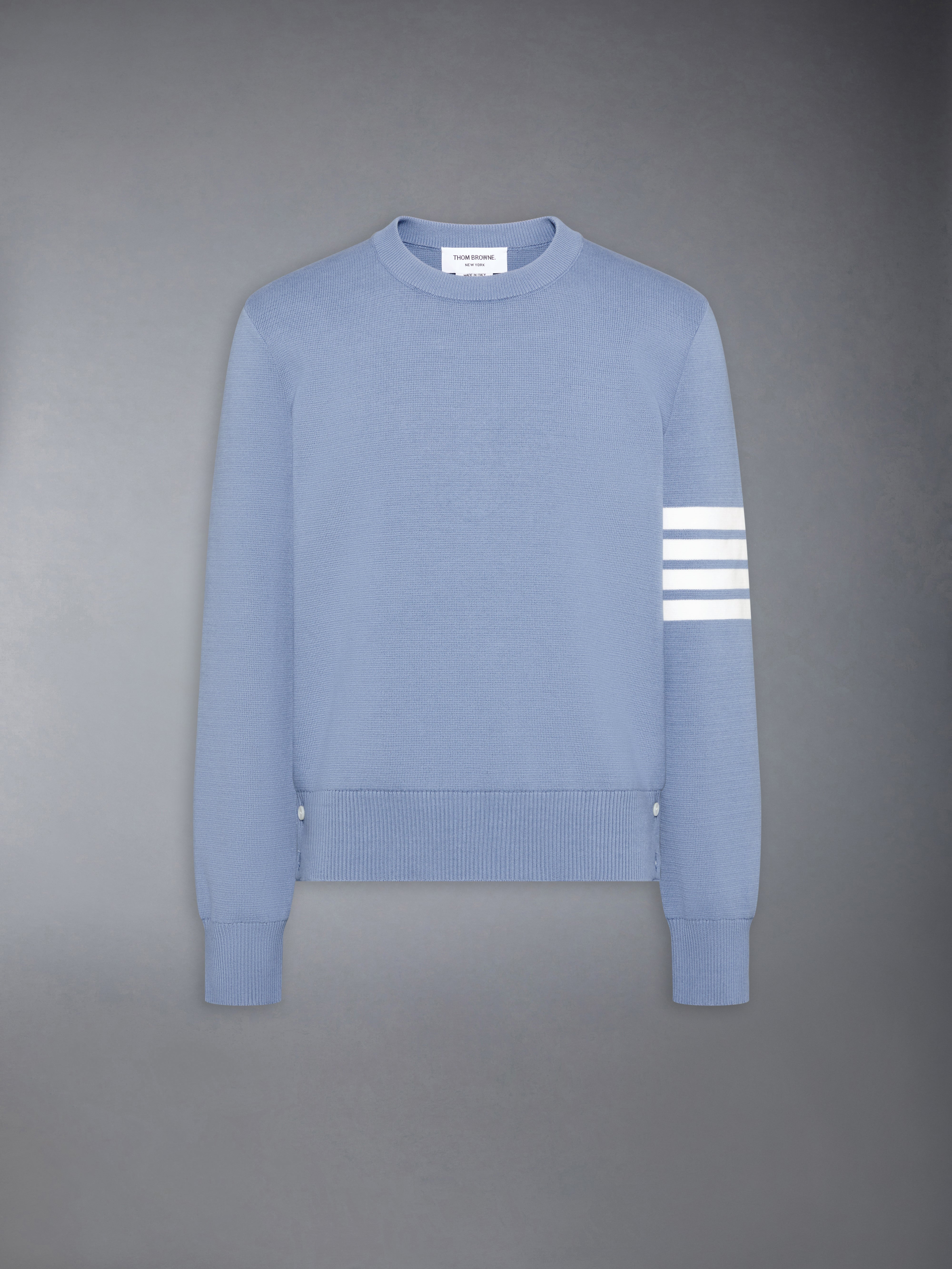 Fine Merino Wool 4-Bar Pullover | Thom Browne