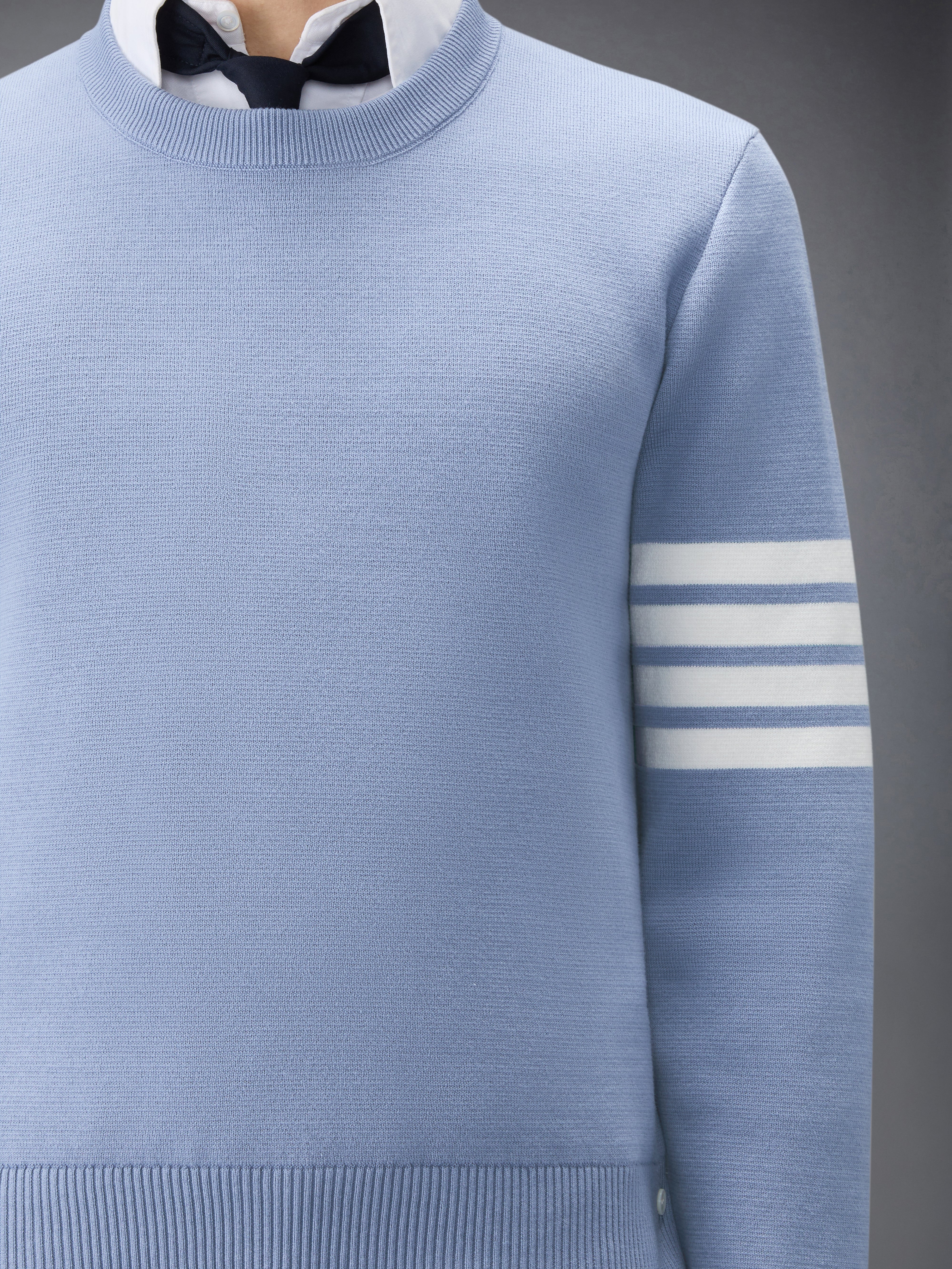Fine Merino Wool 4-Bar Pullover | Thom Browne