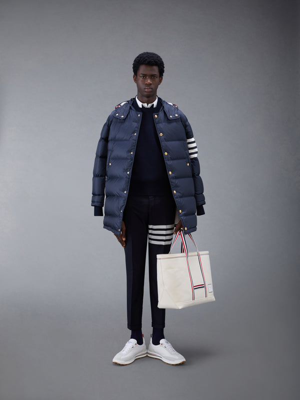 톰브라운 코튼 크레이프 4-바 풀오버 MKA202A-00219-415