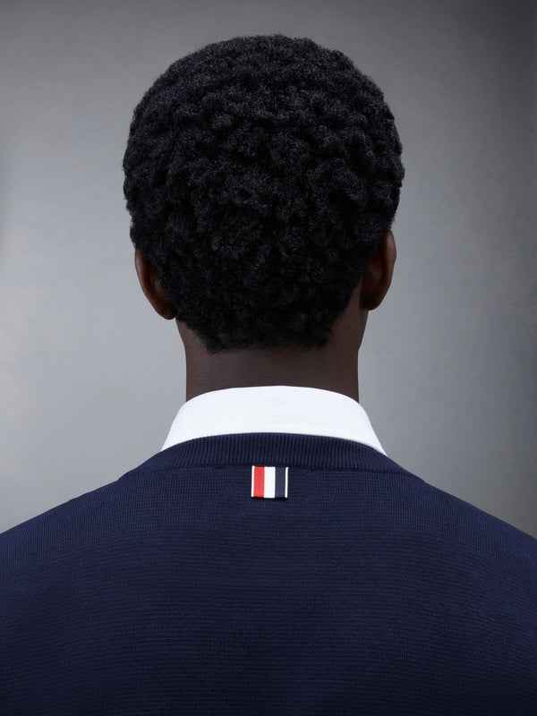 톰브라운 코튼 크레이프 4-바 풀오버 MKA202A-00219-415