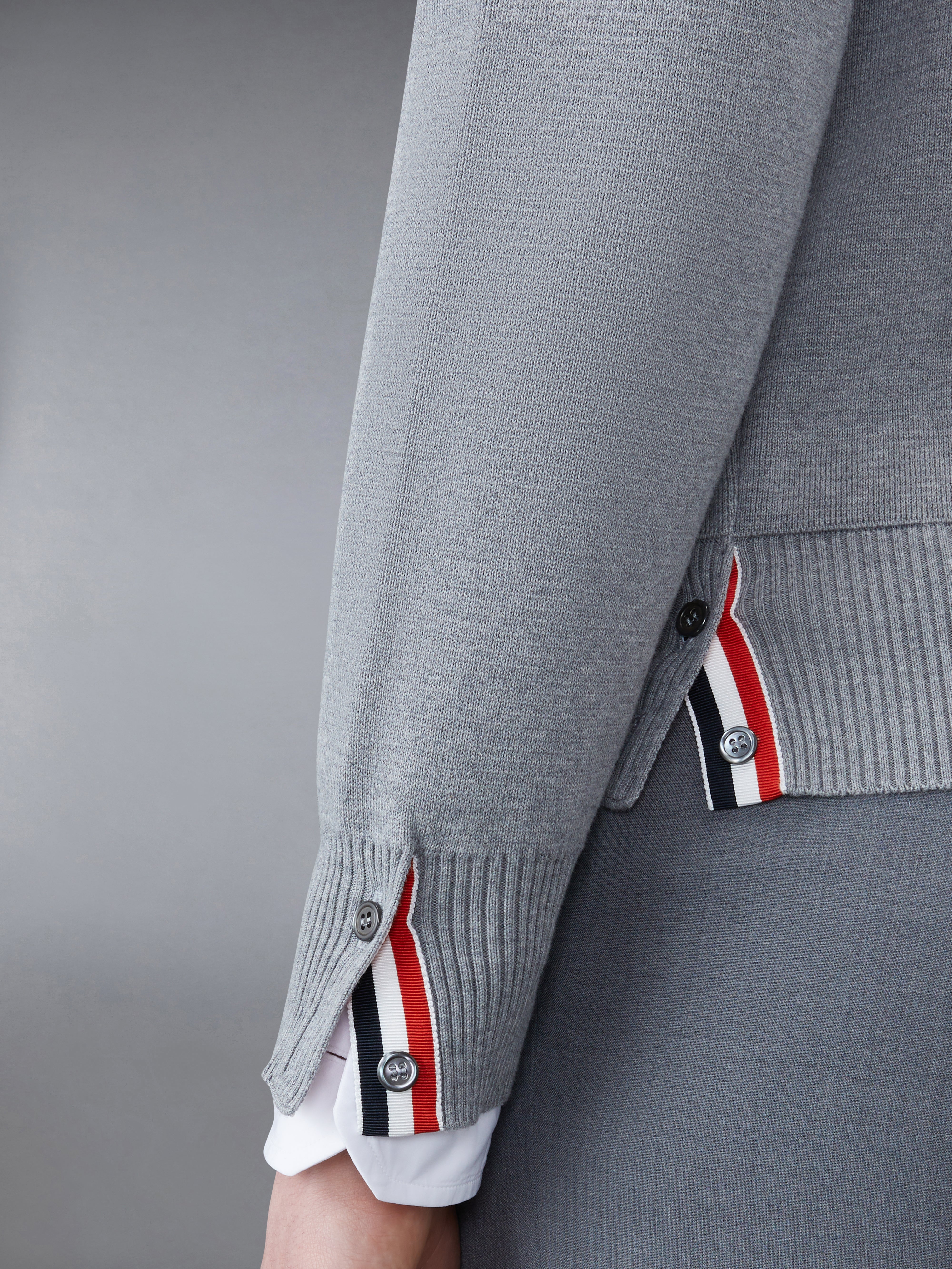 Cotton Milano Stitch Stripe Pullover | Thom Browne
