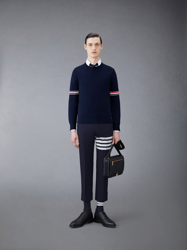 COTTON MILANO STITCH STRIPE PULLOVER - image 3