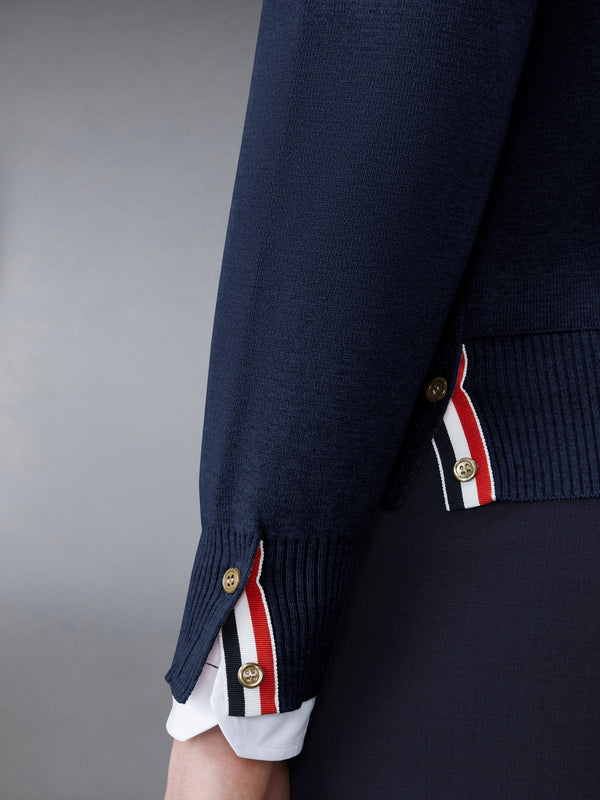 COTTON MILANO STITCH STRIPE PULLOVER - image 4