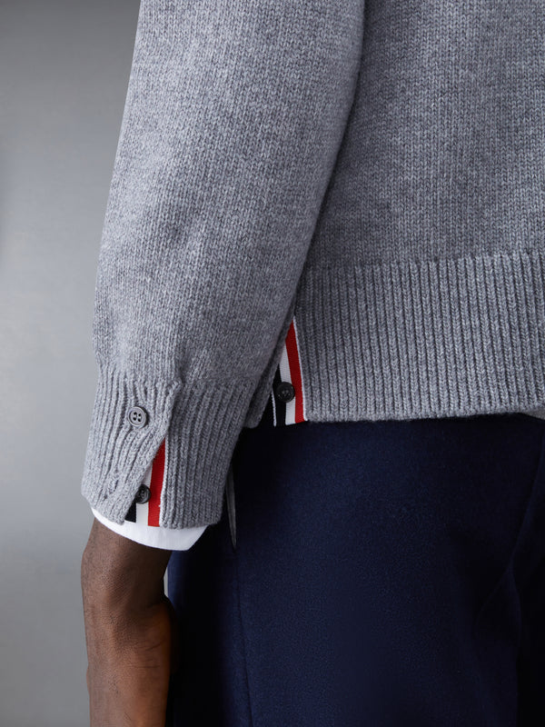 Merino Jersey 4-Bar Crew Neck Pullover