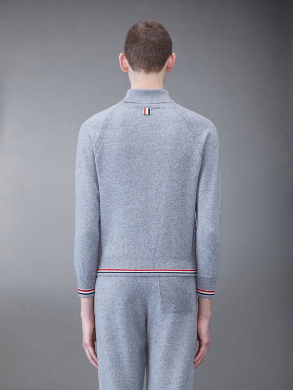 Cashmere Jersey Stripe Turtleneck - image 2
