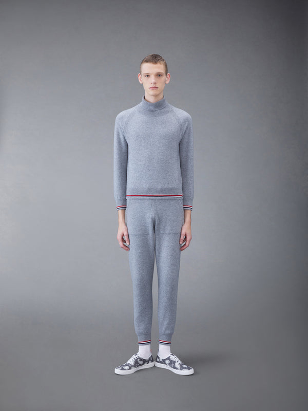 Cashmere Jersey Stripe Turtleneck - image 3