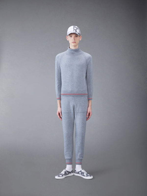 Cashmere Jersey Stripe Turtleneck - image 4