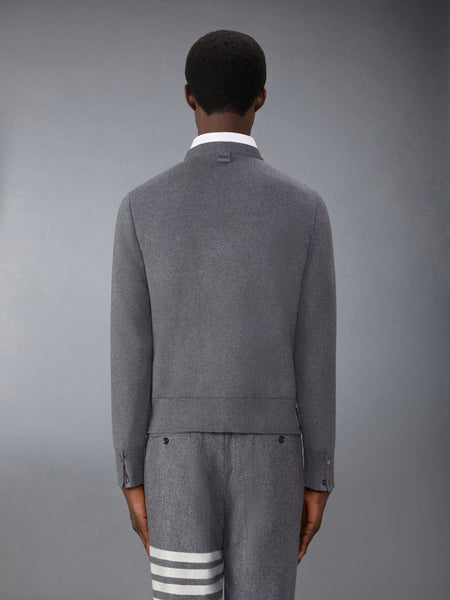 COTTON MILANO STITCH PULLOVER MED GREY