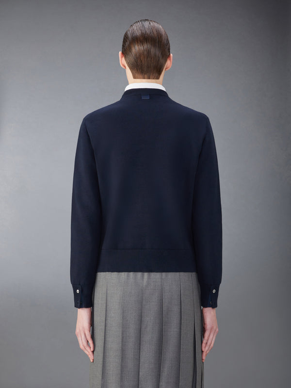 COTTON MILANO STITCH PULLOVER - image 2
