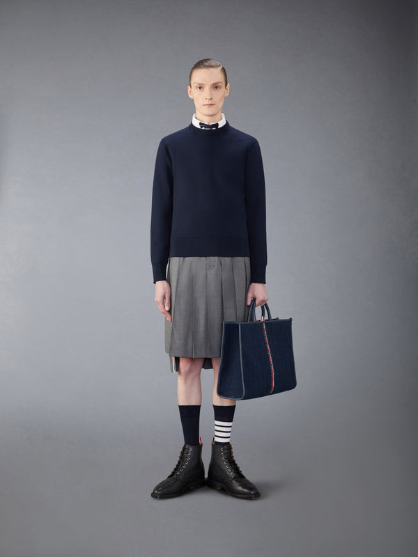 COTTON MILANO STITCH PULLOVER - image 3