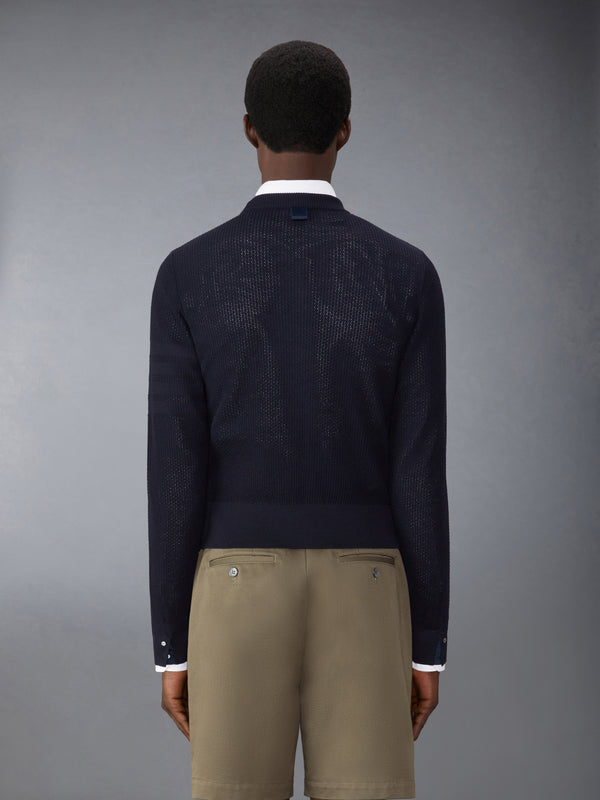 WOOL CREPE 4-BAR RELAXED FIT PULLOVER - image 2
