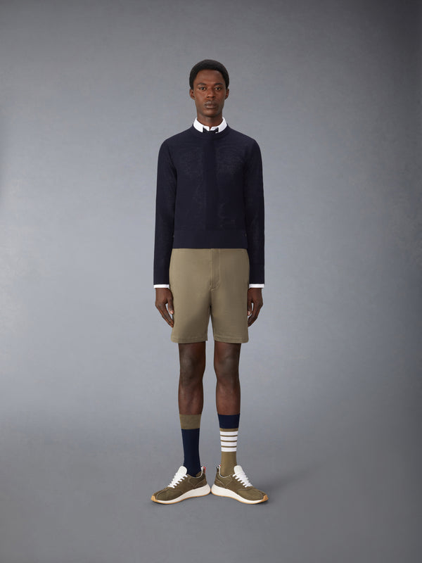 WOOL CREPE 4-BAR RELAXED FIT PULLOVER - image 3