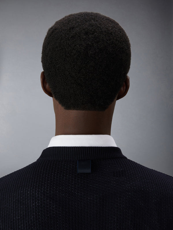 WOOL CREPE 4-BAR RELAXED FIT PULLOVER - image 6