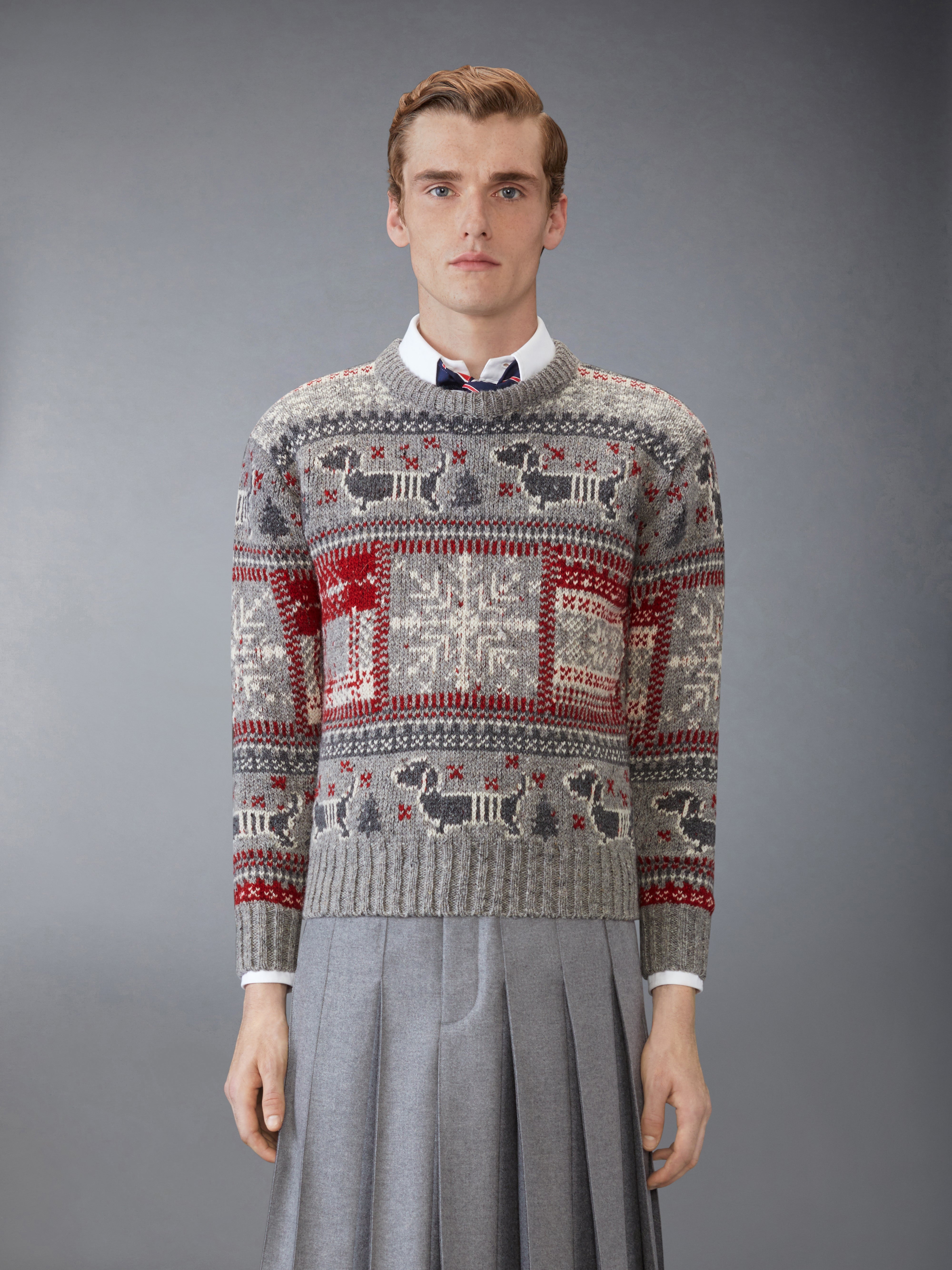 Holiday Hector Fairisle Jersey Float Jacquard Relaxed Fit Crew