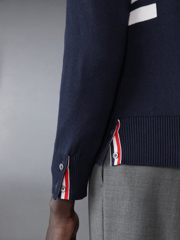 COTTON 4-BAR PULLOVER - image 4