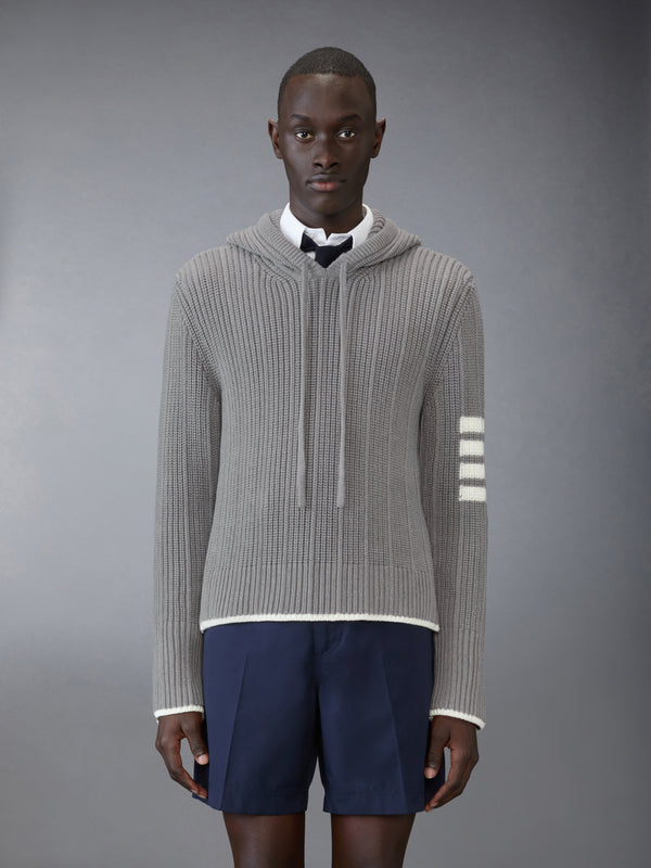 COTTON 4-BAR HOODIE - image 1