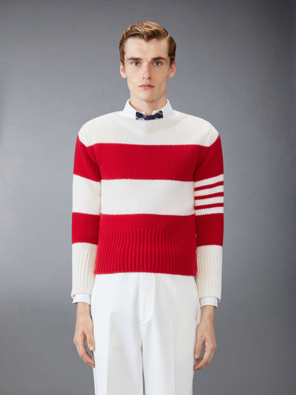 MERINO WOOL 4-BAR PULLOVER - image 1