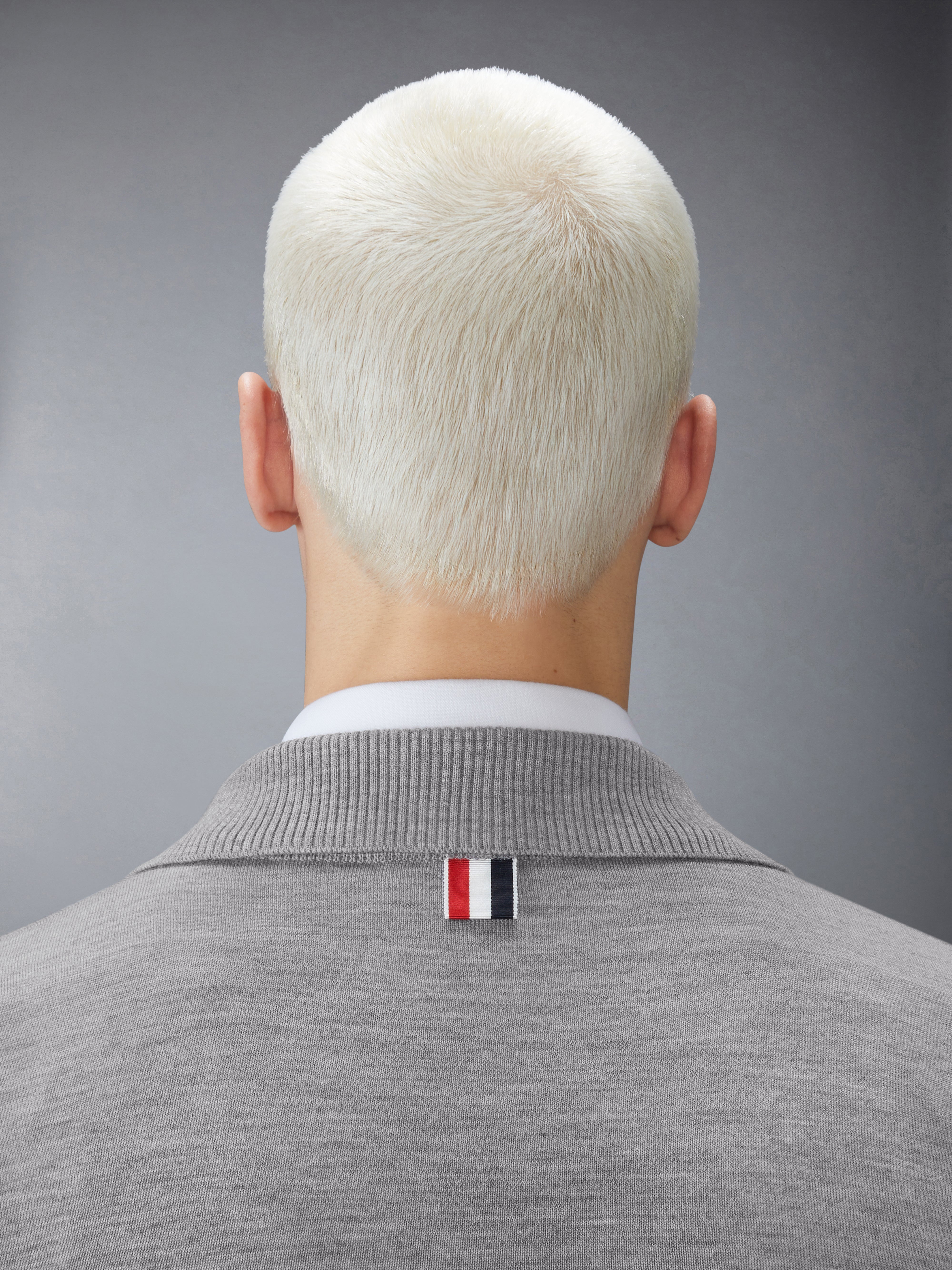 【送料&関税込】Thom Browne Half Zip Pullover Funnel Neck Half Zip Pullover W/ Engineered 4 Bar In Color