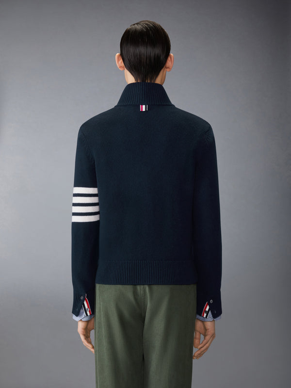 MERINO WOOL 4-BAR FUNNEL NECK PULLOVER - image 2