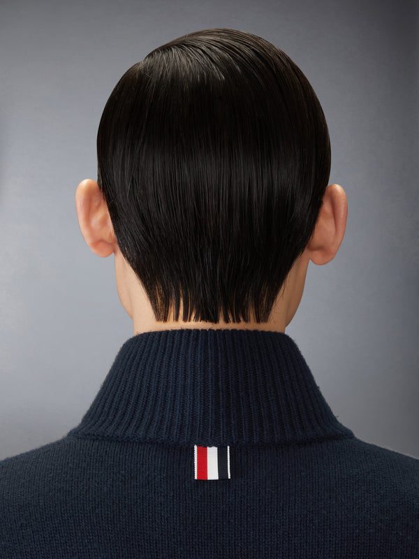 MERINO WOOL 4-BAR FUNNEL NECK PULLOVER - image 5