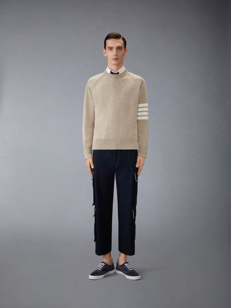 SHETLAND WOOL 4-BAR RELAXED FIT PULLOVER