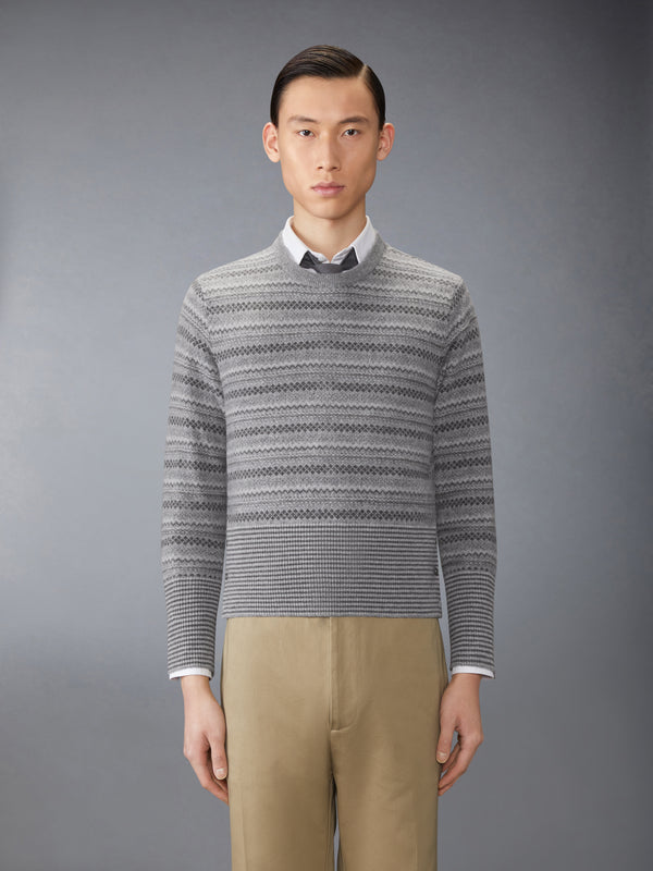 FAIRISLE JACQUARD CASHMERE PULLOVER - image 1