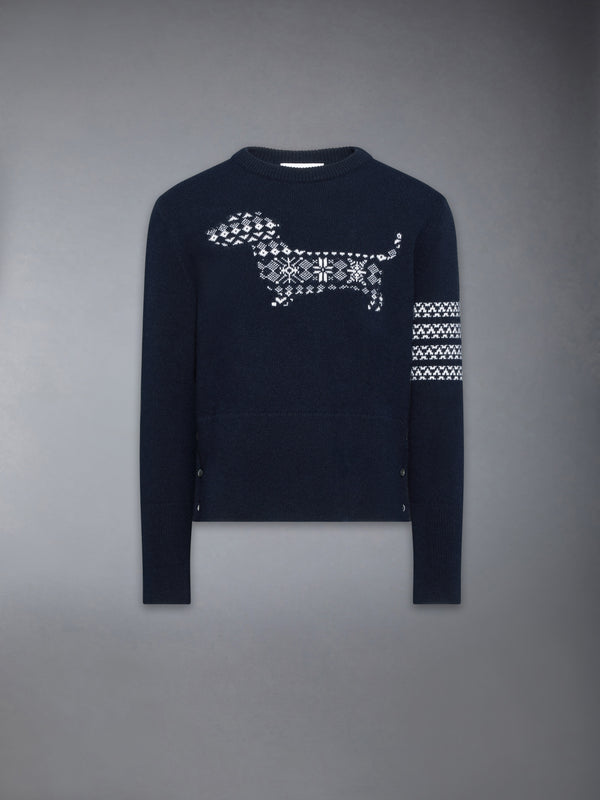 MERINO WOOL HOLIDAY HECTOR 4-BAR PULLOVER - featured image