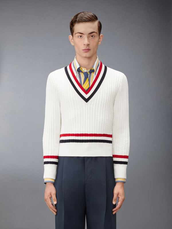 RWB STRIPE CRICKET PULLOVER - image 1