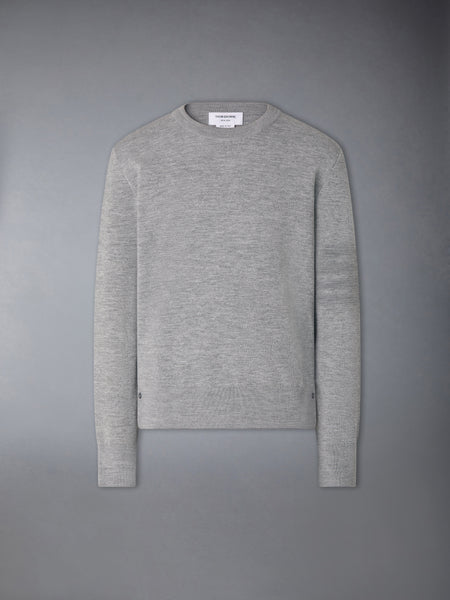 OTTOMAN MILANO STITCH 4-BAR BOMBER PULLOVER LT GREY